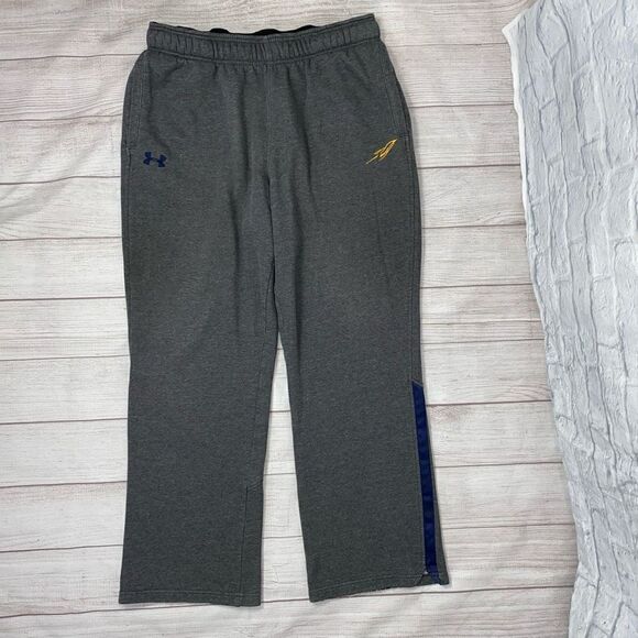 Under Armour loose fit pull on pants w/rocket logo on front pocket sz XL - Picture 1 of 11